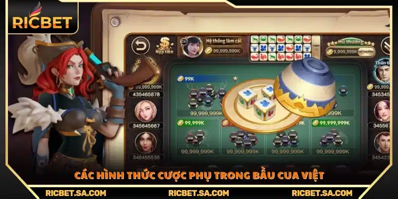 Danh mục các loại cược phụ phổ biến trong game