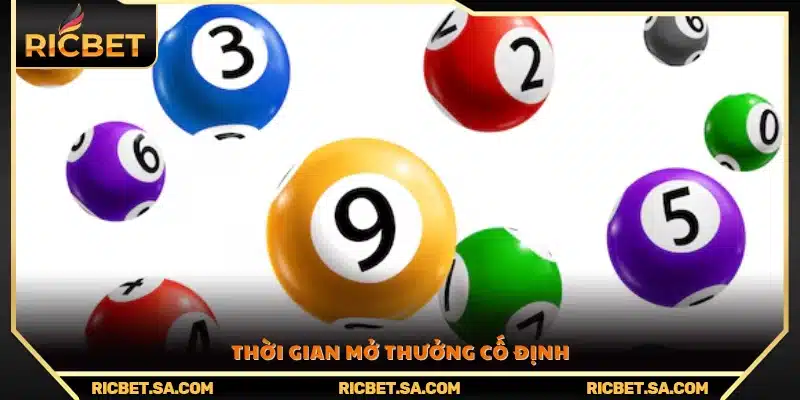 Kỳ quay số diễn ra vào khung giờ cố định 